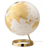 Light&Colour LCgold Design-Leuchtglobus Atmosphere Light and Colour Gold 30cm Globus modern Globe Earth World